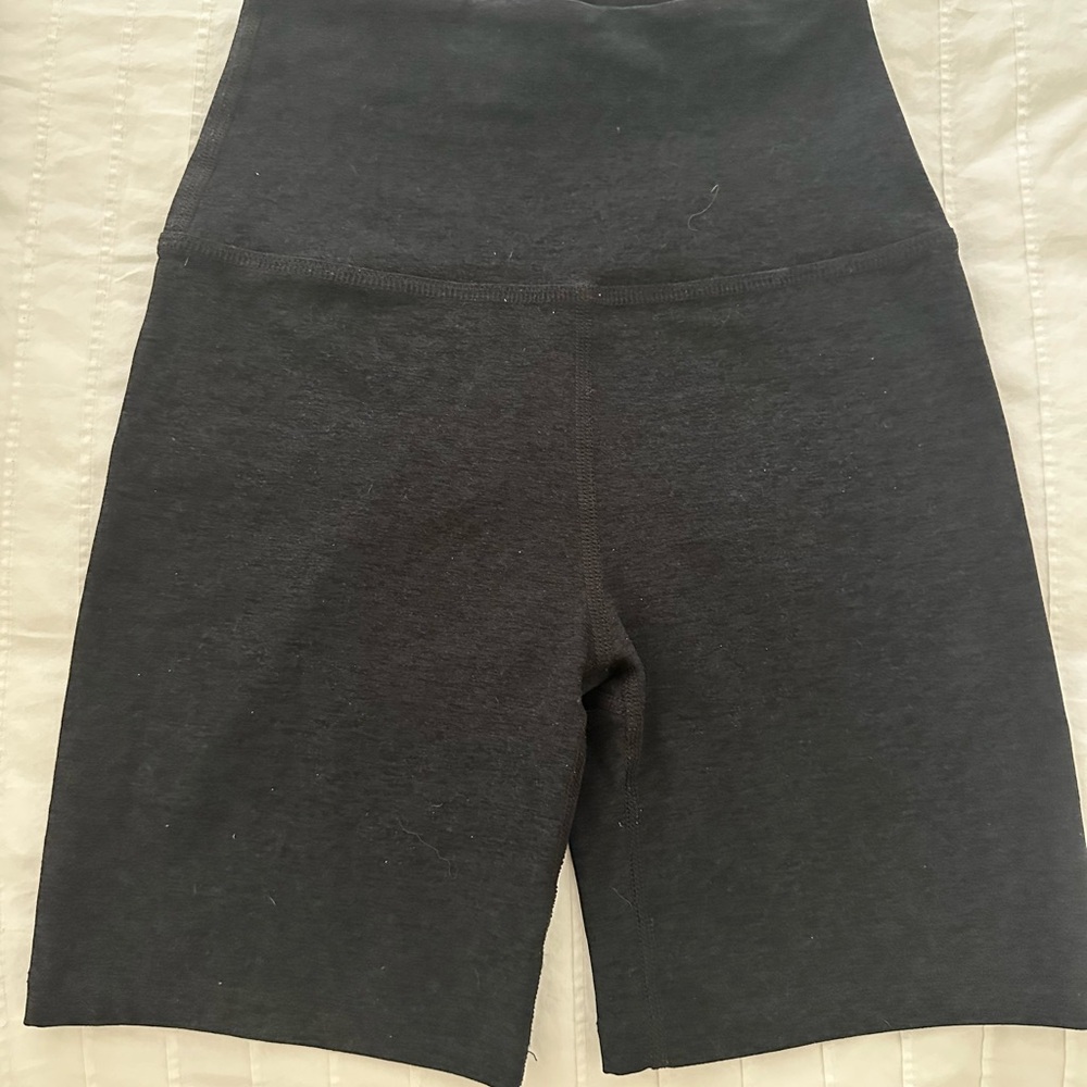 Beyond Yoga Black Bike Shorts High-Waisted